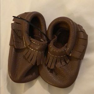 Freshly Picked brand new brown warehouse moccs